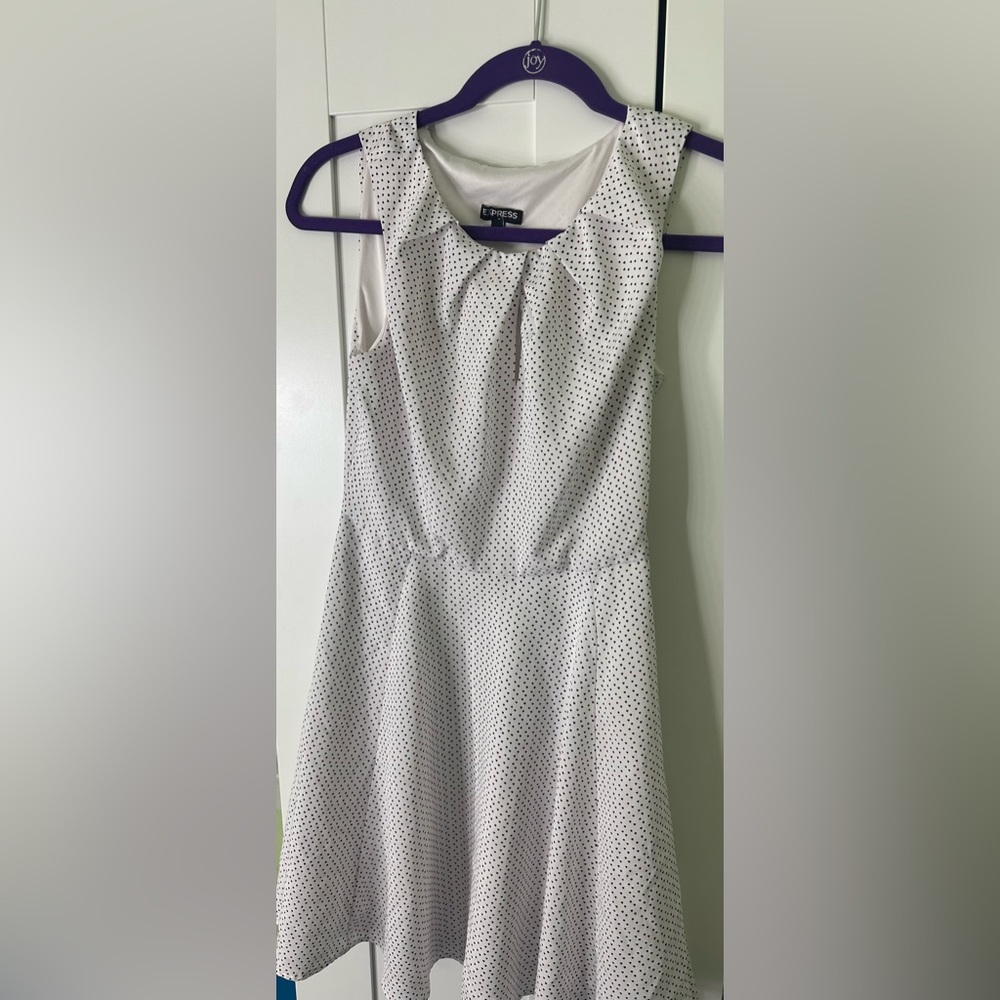 EXPRESS Polka Dot Dress